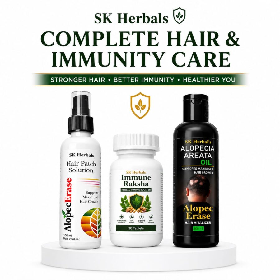 AlopecErase Kit with Immune Raksha Tablets
